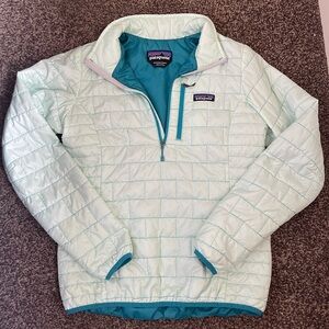 Patagonia nano puffer pull over jacket